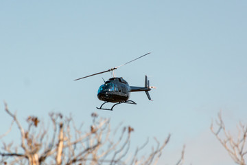 helicopter in flight
