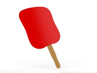 Blank Hand Fan For Mock up. 3d render illustration. 