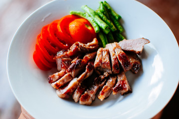 Thai style grilled steak
