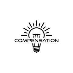 Compensation icon or sign