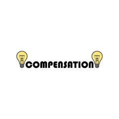 Compensation icon or sign