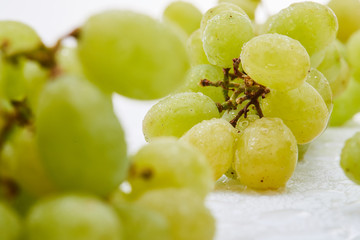 Weintrauben grün Obst