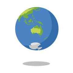 Planet Earth Vector Australia