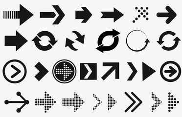 Set of black vector arrows. Arrow icon. Arrow vector icon. Arrow. Arrows vector collection