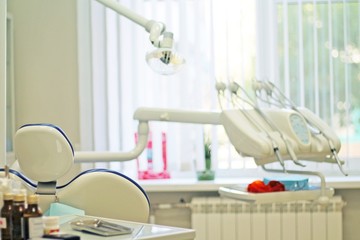 dental unit close-up