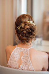 bride  at the salon