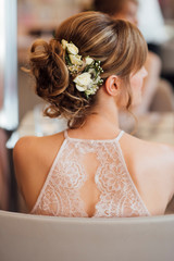 bride  at the salon