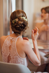bride  at the salon