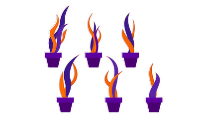 flower, plant, leaf, vector, art, 