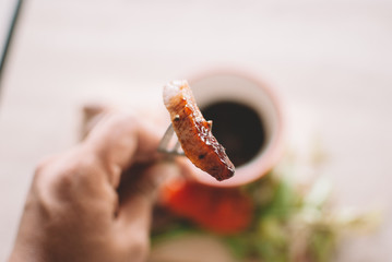 Thai-Style Grilled Steak With Dry Chili Dipping Sauce