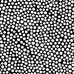 Seamless black&white pattern with circles