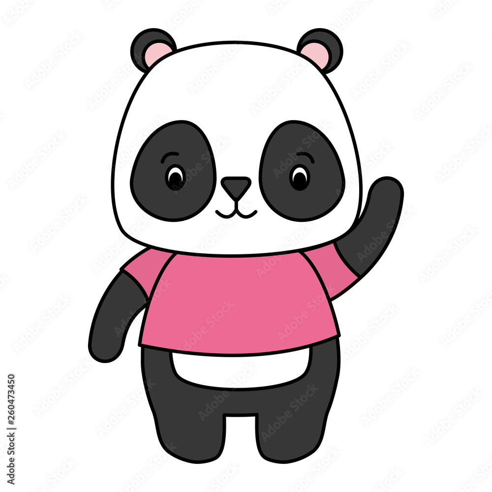 Poster cute animal cartoon