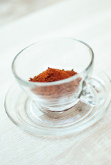 black and strong coffee