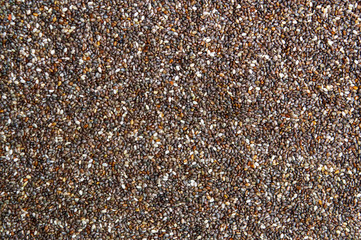 Chia seed grains background pattern