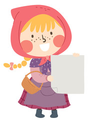 Kid Girl Sweden Easter Witch Card Illustration