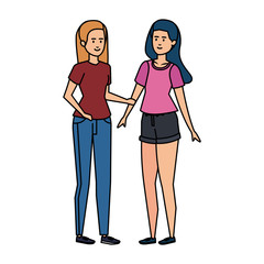 beautiful and young girls characters