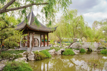 Fototapeta na wymiar The beautiful Chinese Garden of Huntington Library