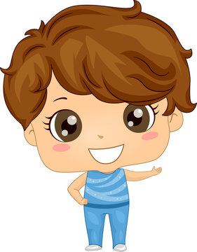 recommend clip art: Kid Boy Gymnastics Outfit Illustration