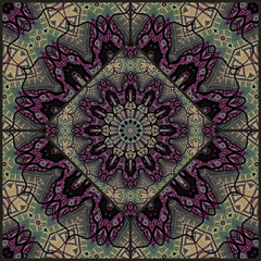 abstract fractal polygonal illustration