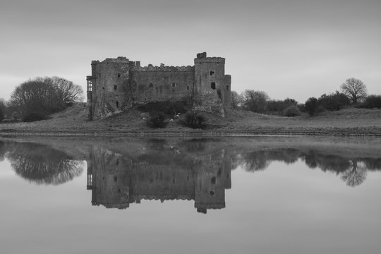 Carew Castle Reflecting