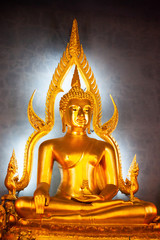 statue of Buddha in Wat Benchamabopit, Bangkok, Thailand