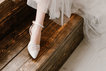 bride and groom shoes