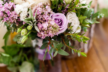 bouquet of pink roses