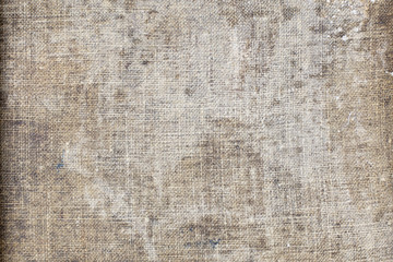 Very old fabric is spoiled by time. top view. close-up