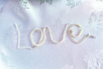 wedding attributes of brides. wedding accessories. wedding trifles