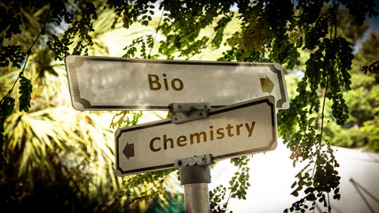 Street Sign Bio versus Chemistry