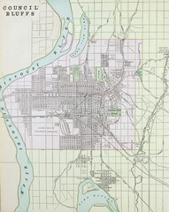 Fototapeta premium Old map. Engraving image
