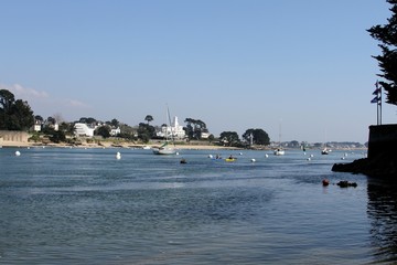 Obraz premium port de Sainte-Marine, Combrit, bénodet,bretagne