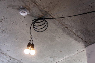 lighting in the room in which the repair