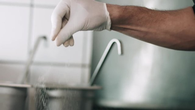 Salz Handschuhe K&uuml;che