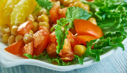 Chickpea Pancetta Salad