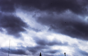 moon and clouds