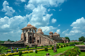 jahaz Mahal palace, mandu, madhya pradesh, india 