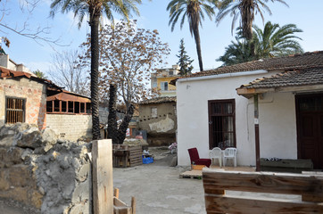 Fototapeta na wymiar March 8, 2018. Nicosia, Cyprus. House on Turkish side of Nicosia, Cyprus