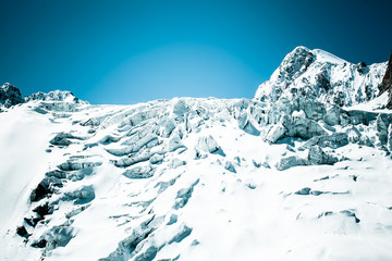 Fototapeta na wymiar Beautiful Mountain Glacier