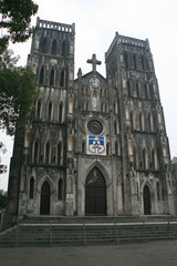 Fototapeta premium Saint-Joseph cathedral in Hanoi (Vietnam)