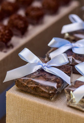 chocolate cake, party sweets, cookies