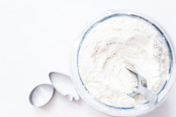 White flour