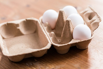 Organic eggs