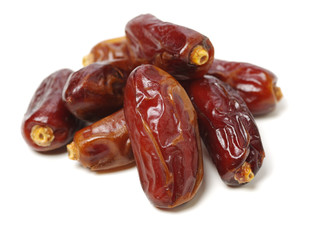 Dates on white background