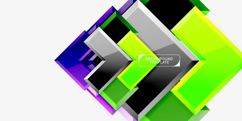 Glossy arrows background