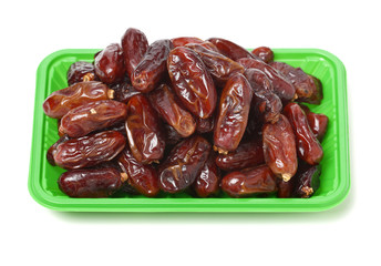 Dates on white background