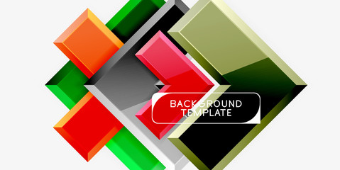 Abstract arrows composition background