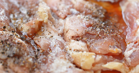 Marinade chicken fillet