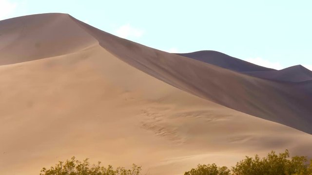 Big Sand Dunes in the desert of Nevada - travel photography