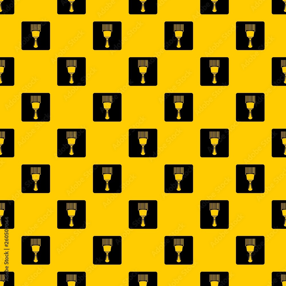 Poster bar code scanner pattern seamless vector repeat geometric yellow for any design